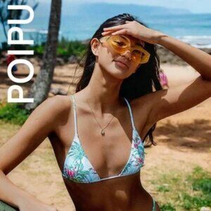 (L) Skatie Poipu medium string bikini top adjustable